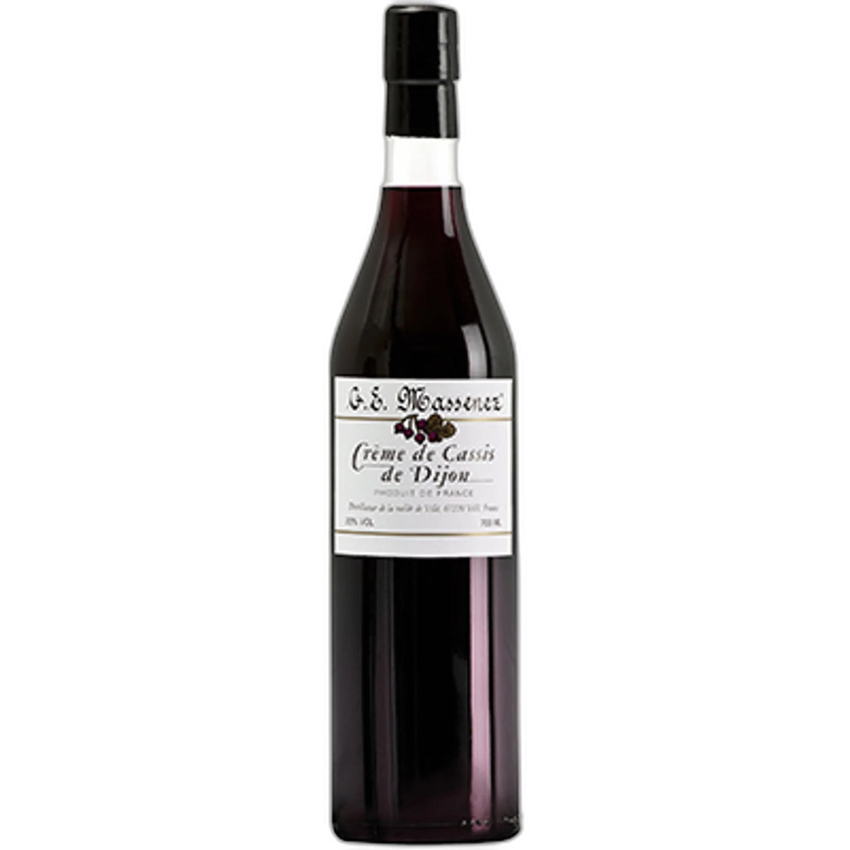Liqueur Creme de Cassis Dijon, Massenez