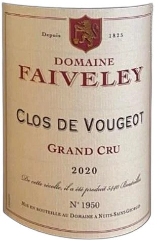 Clos de Vougeot Grand Cru 2017, Domaine Faiveley