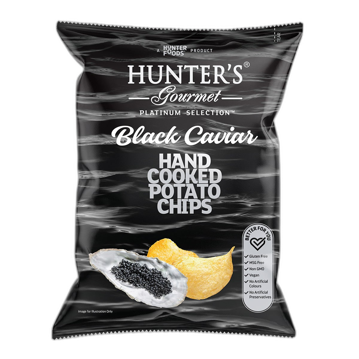 Πατατάκια Black Caviar, 125 γρ.