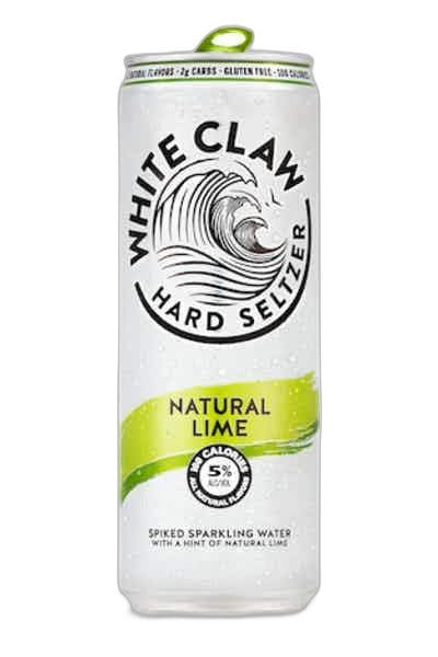 White Claw lime -raspberry hard Seltzer