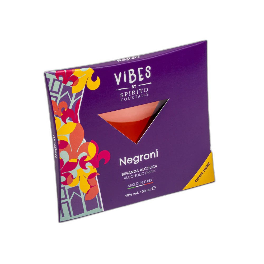 Cocktail Negroni Linea Vibes 100ml,Spirito