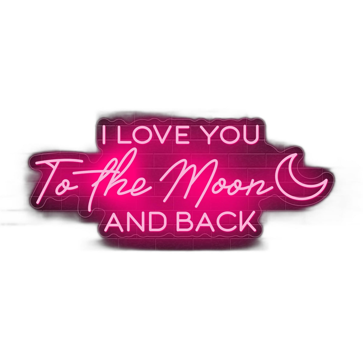 Κάρτα Ευχών Moon and Back Neon 76