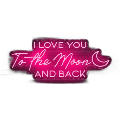 Κάρτα Ευχών Moon and Back Neon 76