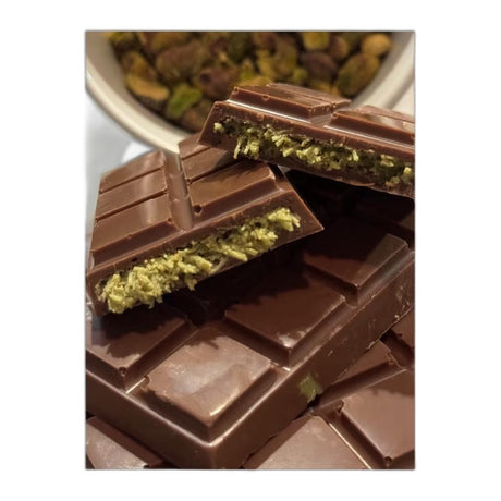 Christmas Chocolate Bar Pistachio Kadaif 95gr, Fauchon