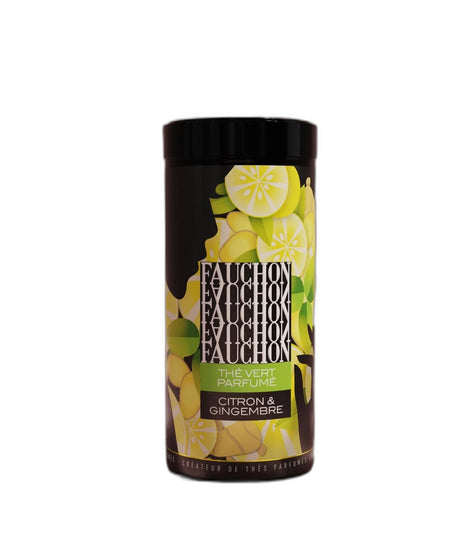 Tea Green Lemon Ginger Tin 90gr , Fauchon