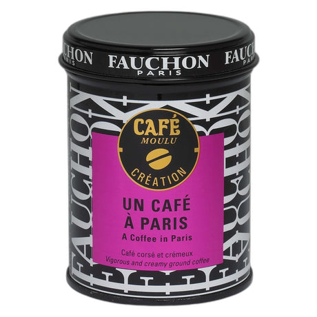 Coffee Ground Coffee in Paris Tin 125 gr, Fauchon