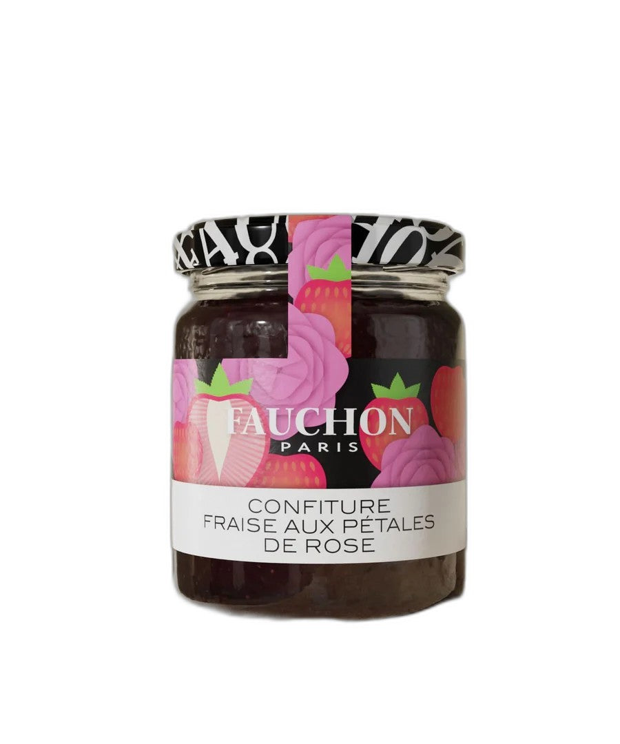 Preserve Strawberry With Roses Petals 250 gr, Fauchon