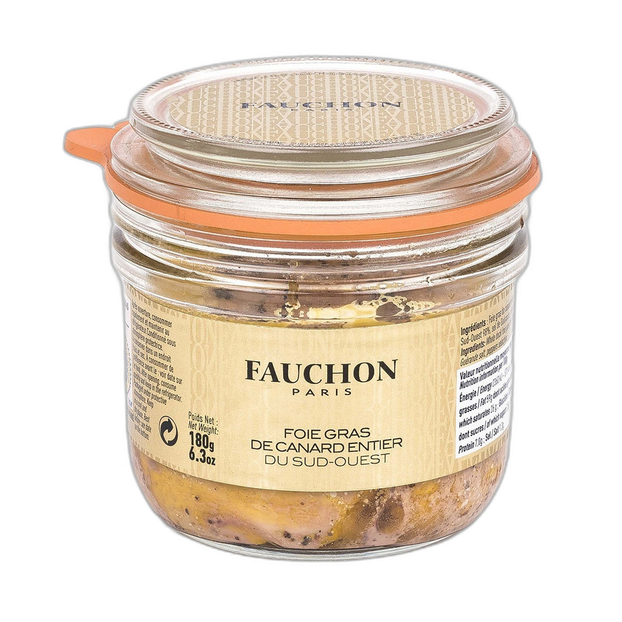 Duck Foie Gras So Jar 180 gr, Fauchon
