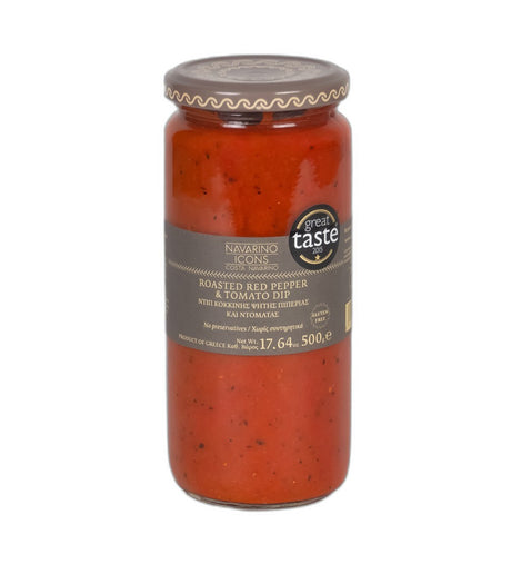 Σάλτσα Πιπεριάς Τομάτας 500gr, Navarino Icons