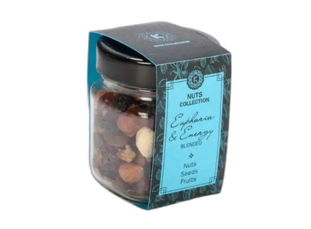 Γυάλινο βαζάκι ξηροί καρποί natural mix, Nuts N' Nuts