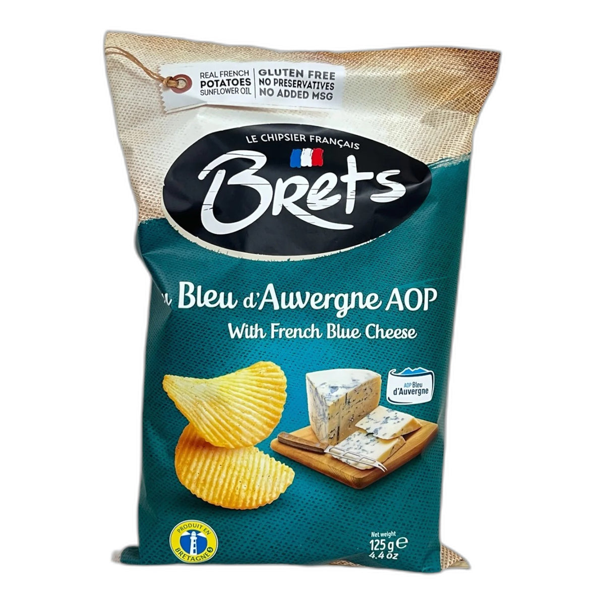 Πατατάκια με blue cheese, Brets